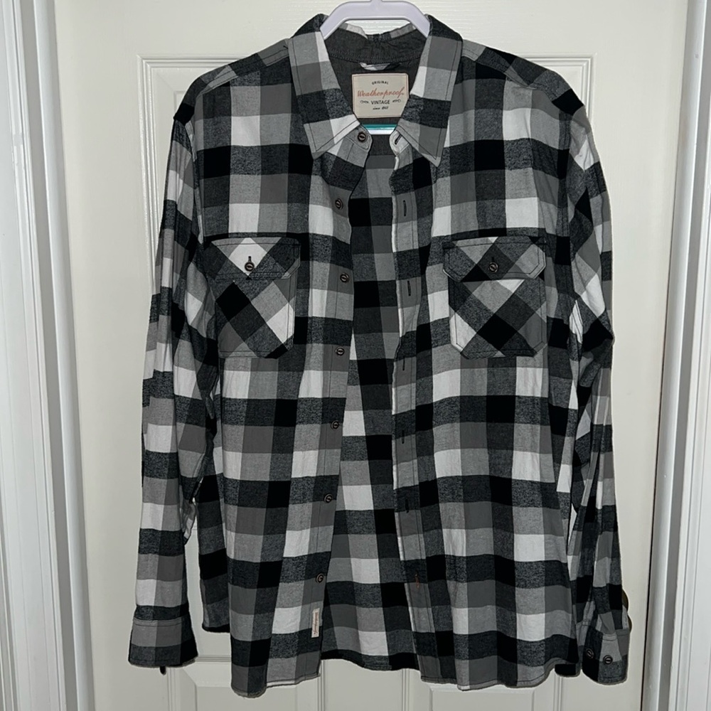 Original Weatherproof Vintage Flannel Shirt. Size XXL.